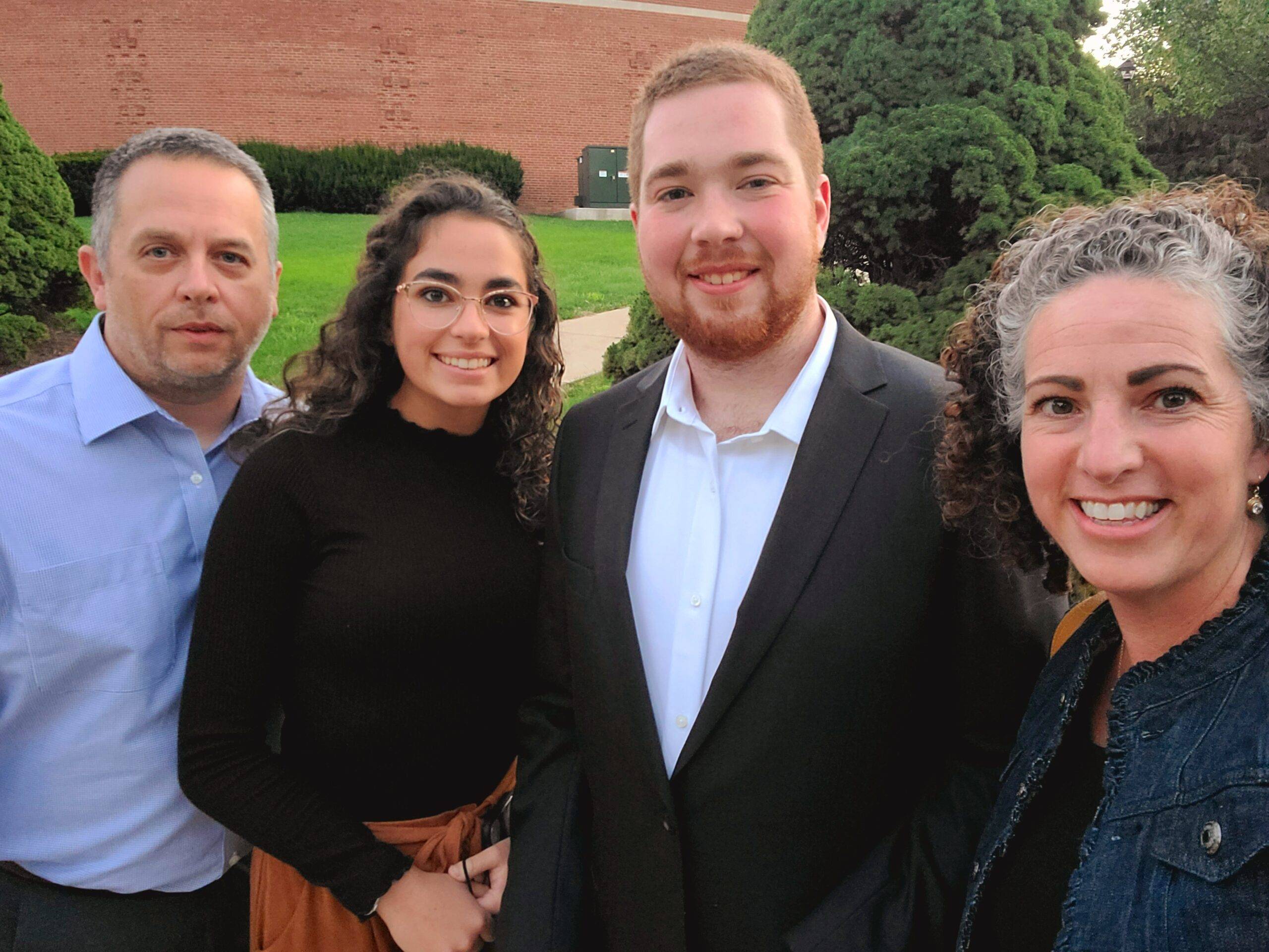 family of four, owners of Jac's Produce in South Williamsport, PA